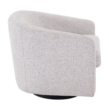 Bellevue Swivel Arm Chair - Salt & Pepper