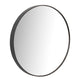 Vera Round Mirror - Antique Black