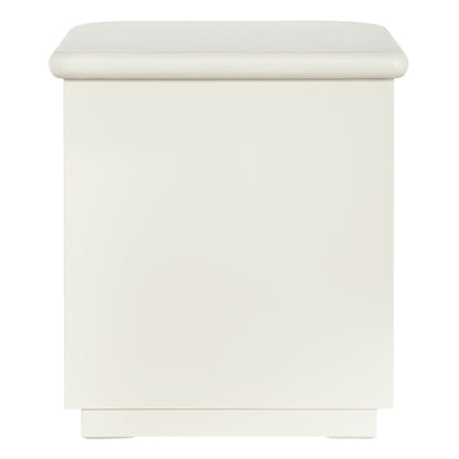 Lina 50x55cm Bedside Table - Ivory
