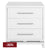 Pearl Bedside Table - Large White