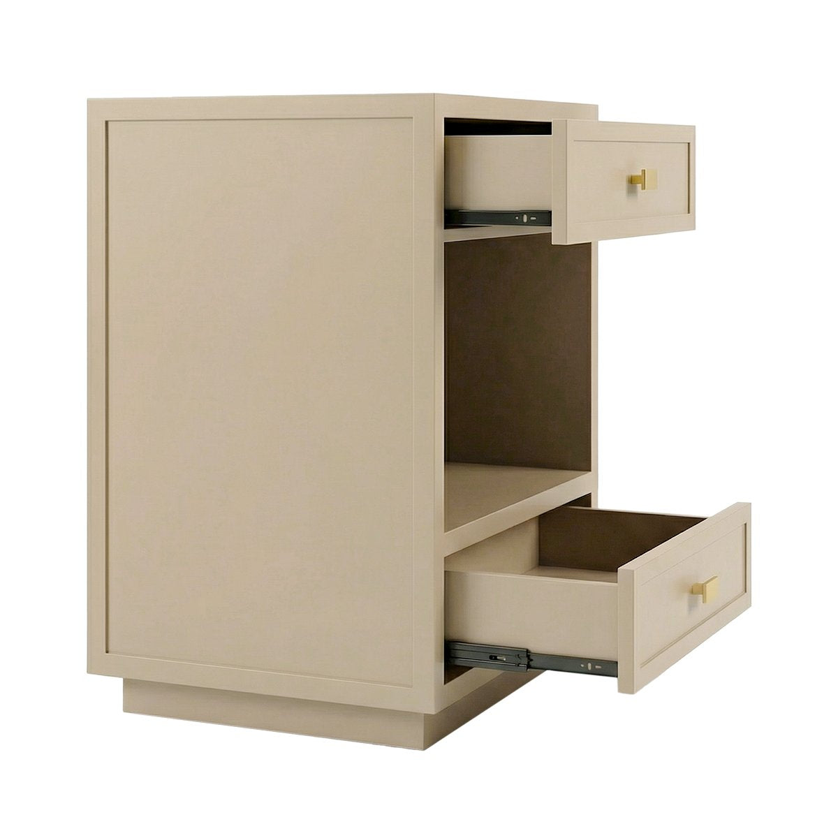 Logan Bedside Table - Small Beige – view 3