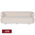 Greenwich 3 Seater Sofa - Ivory Boucle