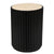 Carter Travertine Side Table - Black