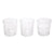 Madison Ave Glass Votive - Set of 3