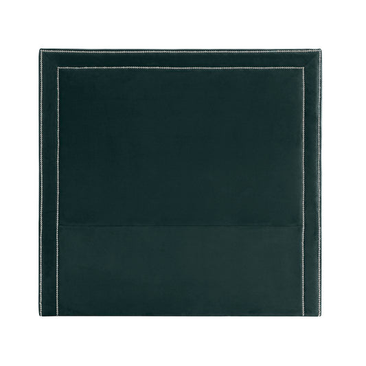 Manhattan 160x150cm Queen Bedhead - Teal Velvet