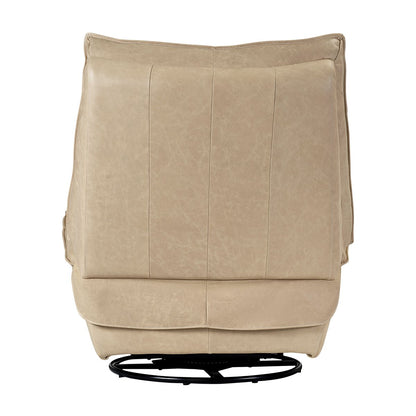 Lusitano Recliner Chair - Cappuccino Cream Leather - OUTLET NSW