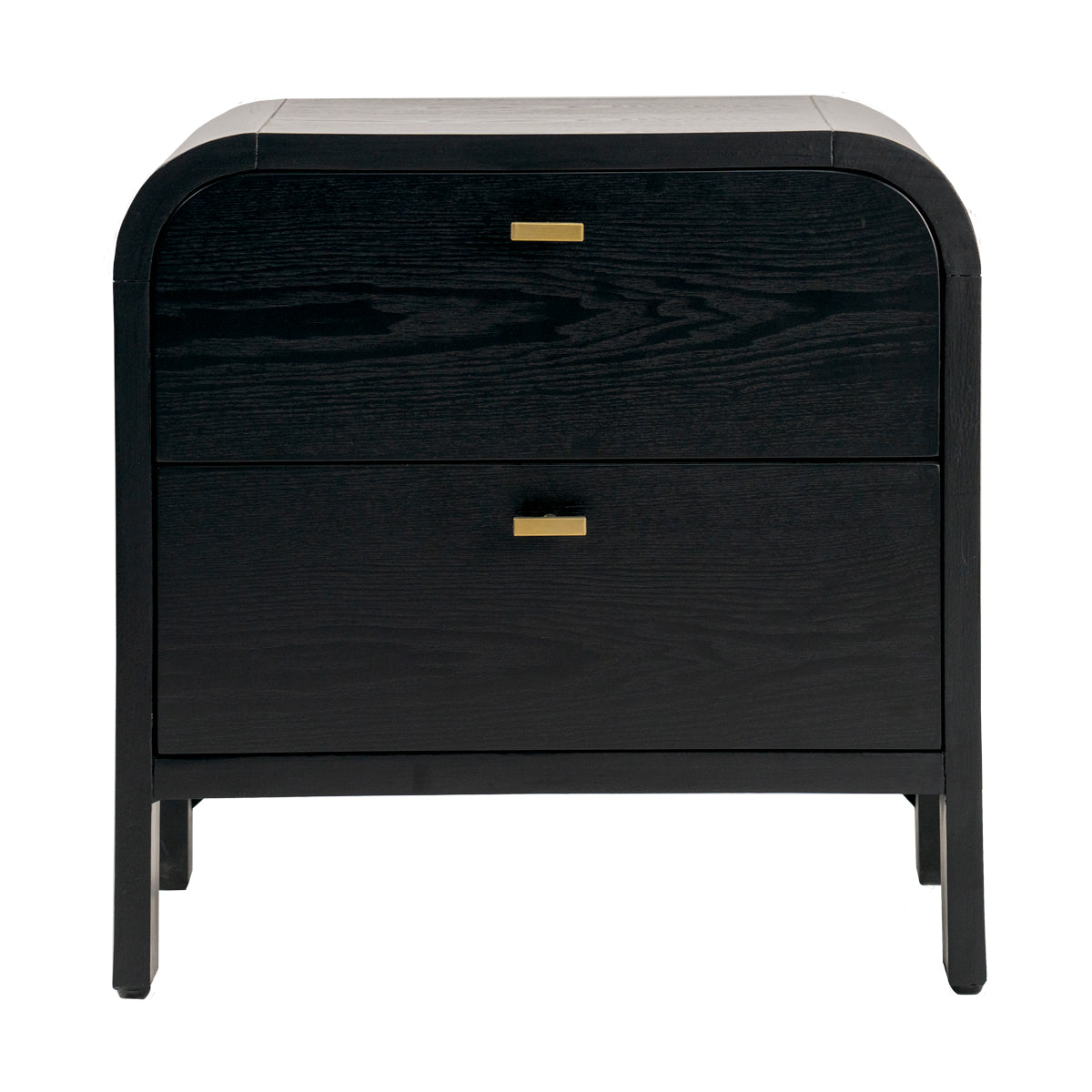 Chisholm 60x60cm Bedside Table - Black