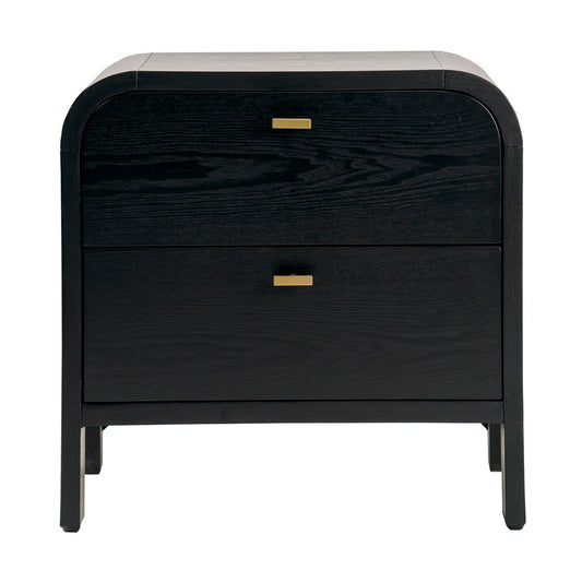 Chisholm Bedside Table - Black