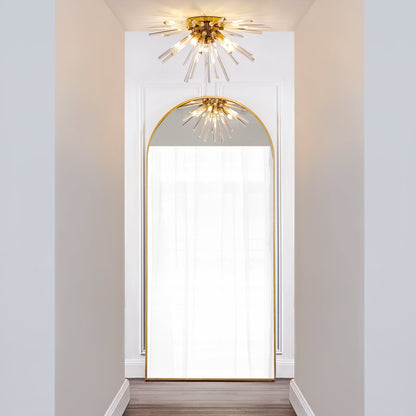 Archibald Floor Mirror - Gold Leaf