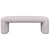 Piper Bench Ottoman - Warm Grey