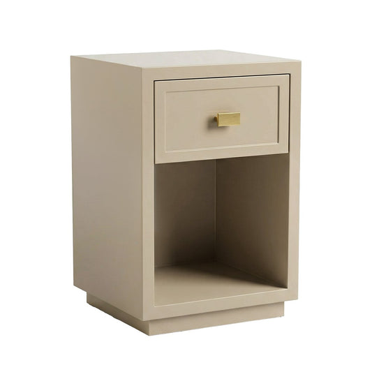 Logan Bedside Table - Petite Beige