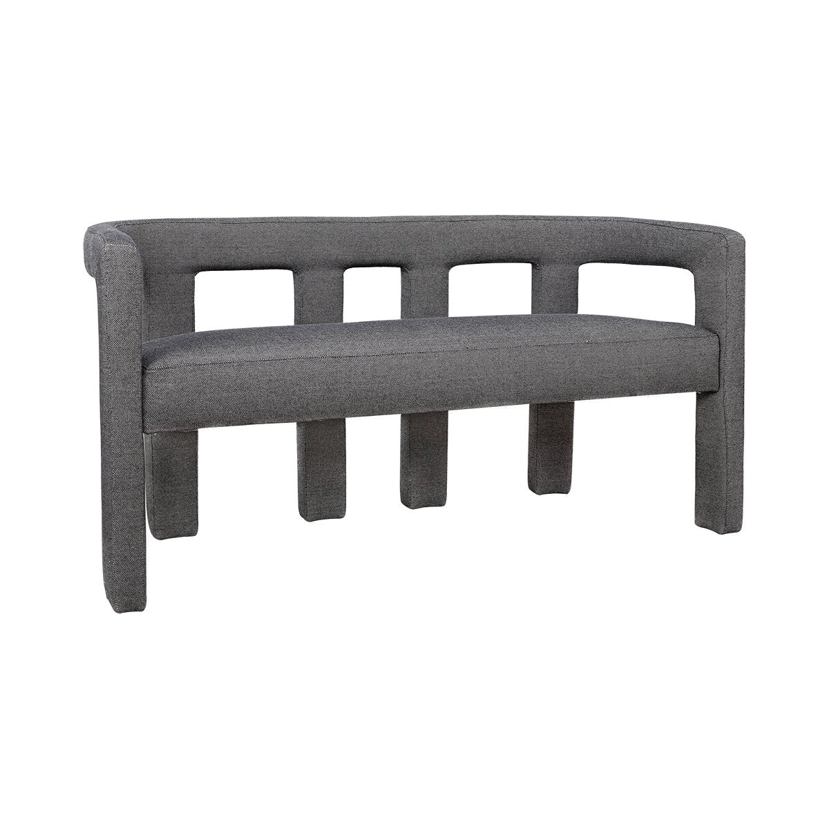 Lorenzo 2 Seater Sofa Bench - Granite – view 2
