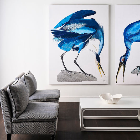 Birds of a Feather Series I Enhanced Canvas Print