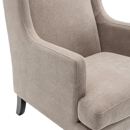 Gable Arm Chair Chair - Beige Chenille