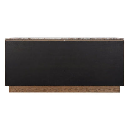 Benedict Walnut Buffet - River Brown Marble