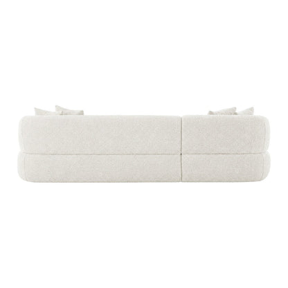 Greenwich Modular 3 Seater Sofa w Left Chaise - Off White