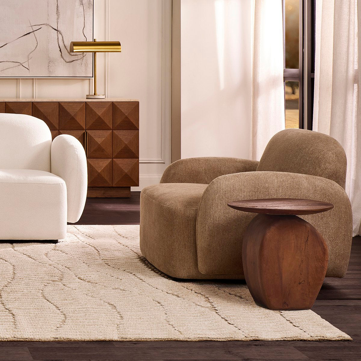 Ramona Occasional Chair - Taupe