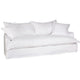 Hayman 3 Seater Slip Cover Sofa - White Linen