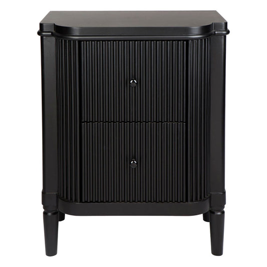 Arielle Bedside Table - Black - OUTLET NSW