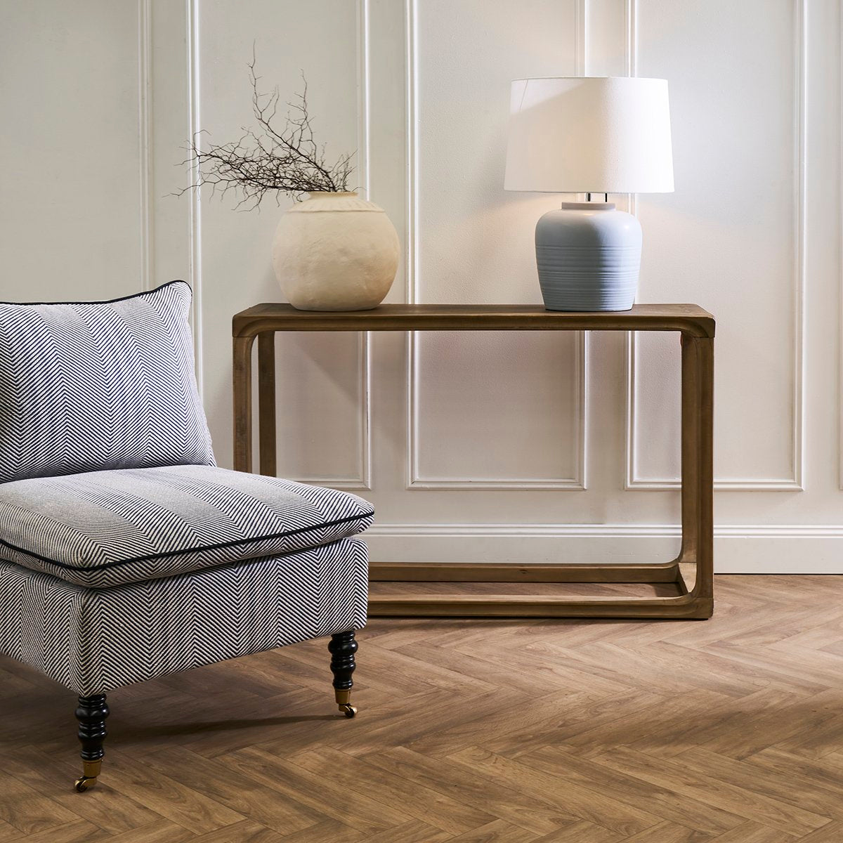 Jade Porcelain Decorative Vase - Large