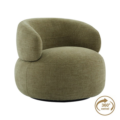 Greenwich Swivel Occasional Chair - Sage Chenille