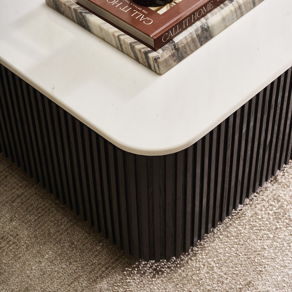 Mason Rectangle Coffee Table - Black