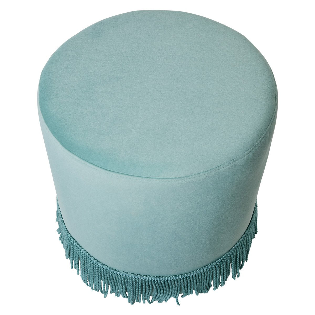 Nemi Stool - Duck Egg Blue Velvet - OUTLET NSW