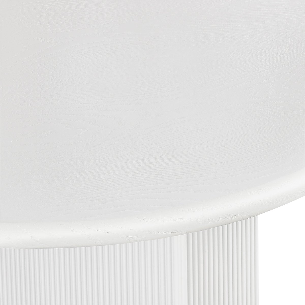 Brunella Oval Dining Table - 2.4m White