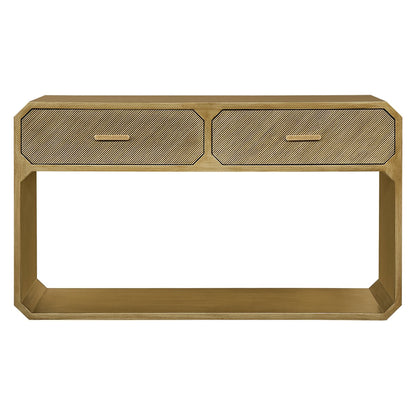 Anderson 140cm Console Table - Antique Gold