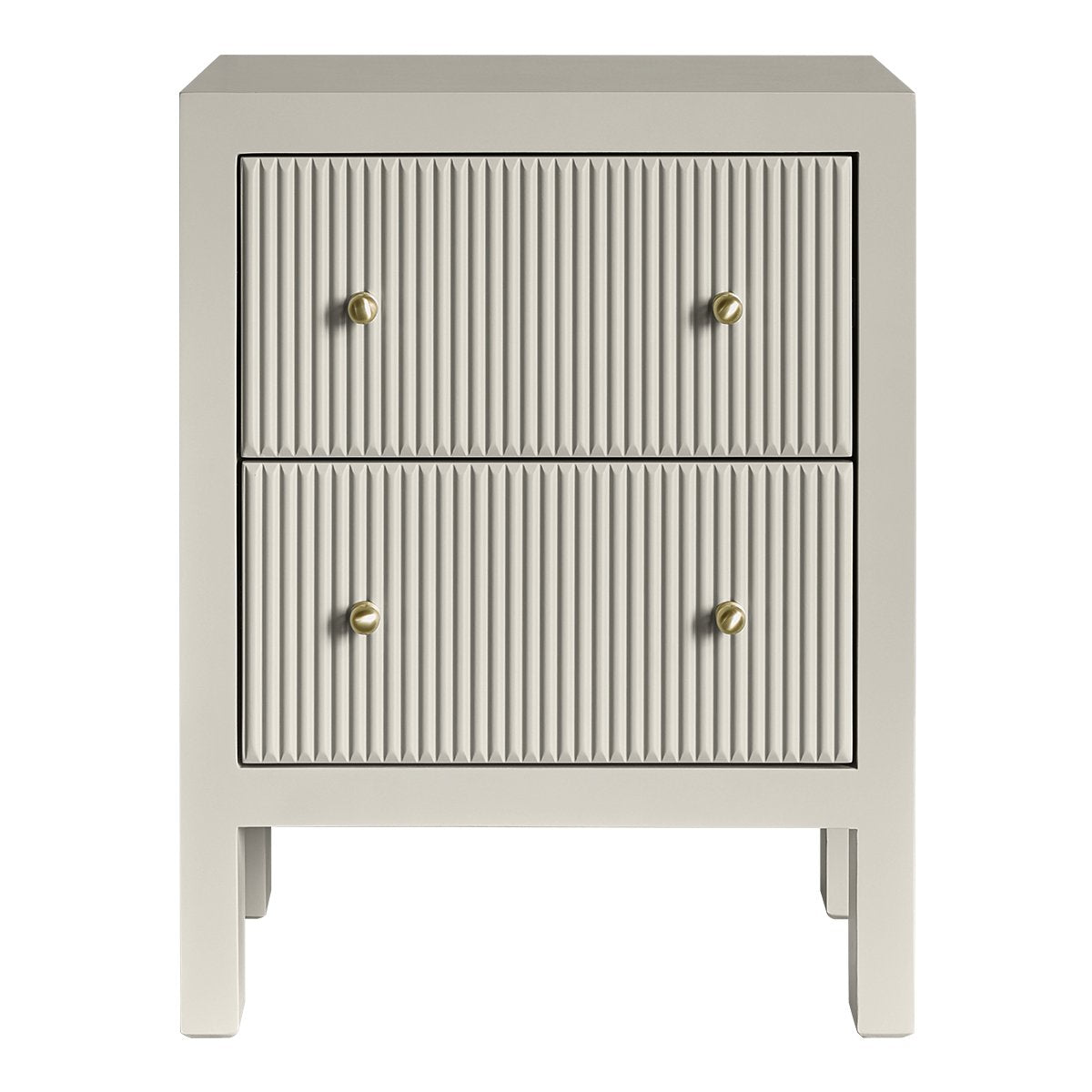 Ariana 50x65cm Bedside Table - Grey