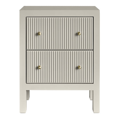 Ariana 50x65cm Bedside Table - Grey