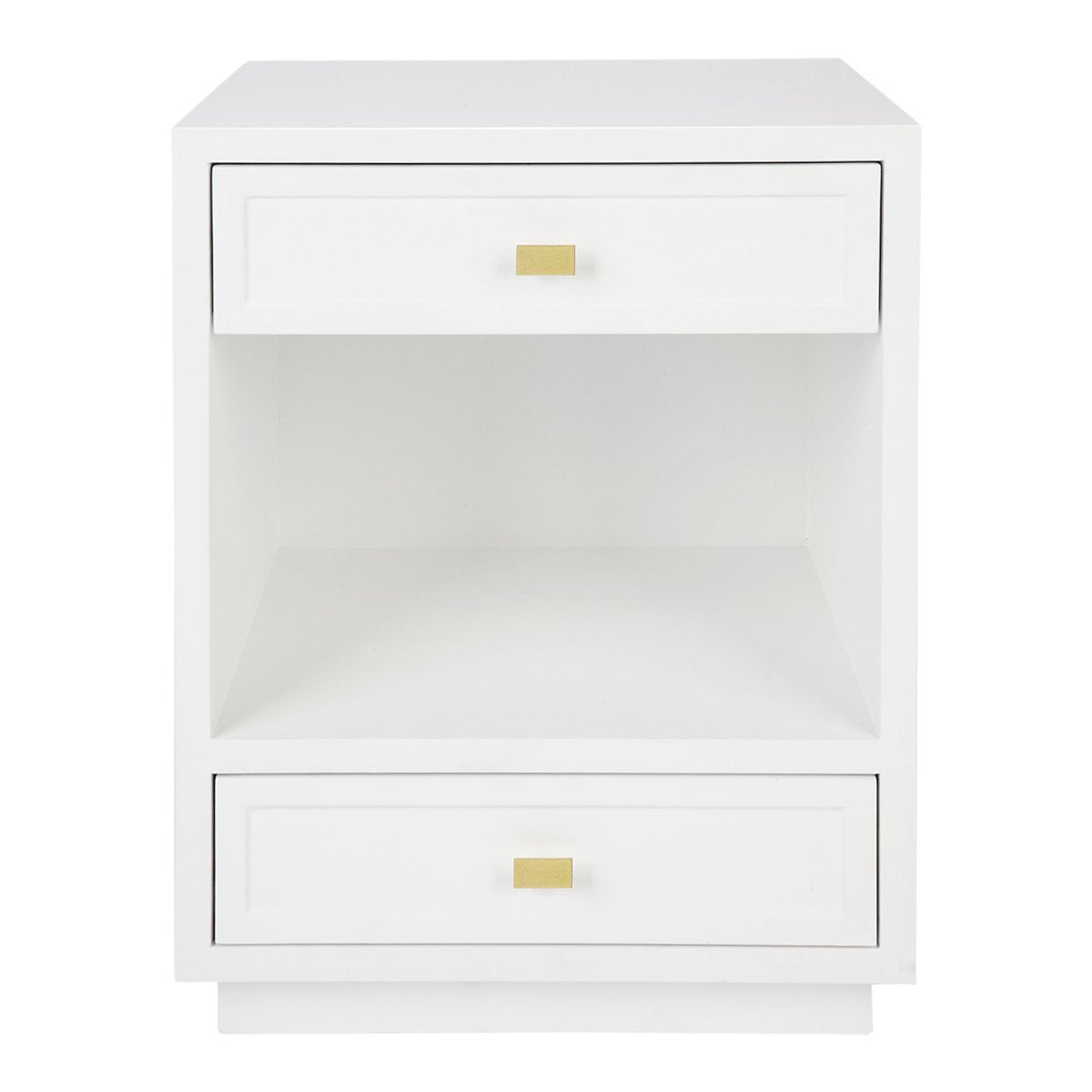 Logan 50x65cm Bedside Table - White