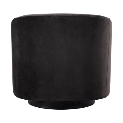 Bellevue Swivel Arm Chair - Slate Grey Velvet