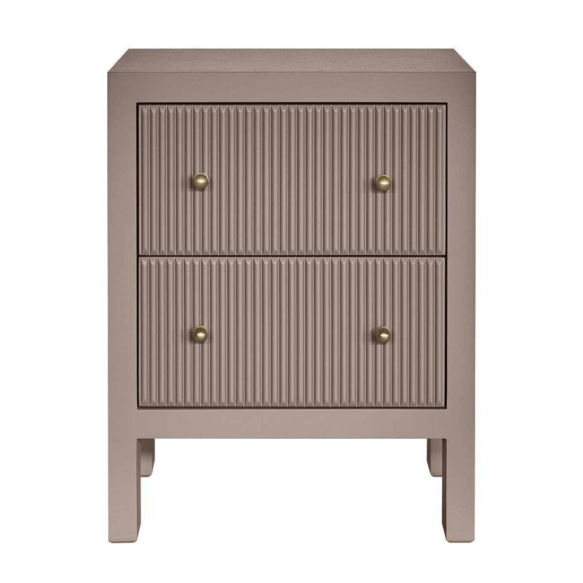 Ariana Bedside Table - Small Taupe