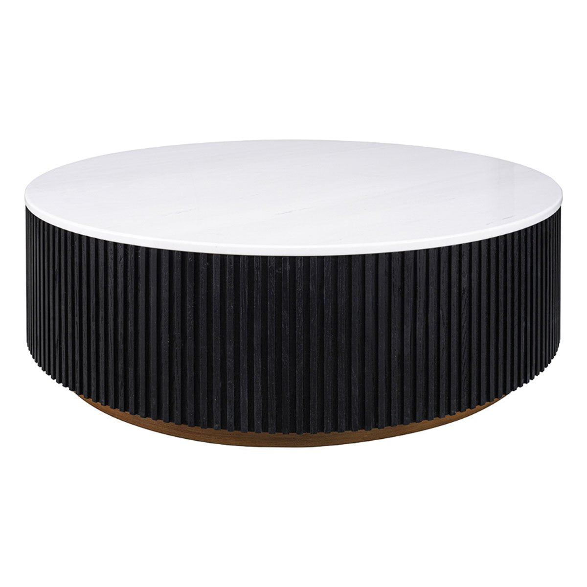 Mason Round Coffee Table - Large Black