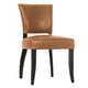 Noah Dining Chair Set of 2 - Tan Leather