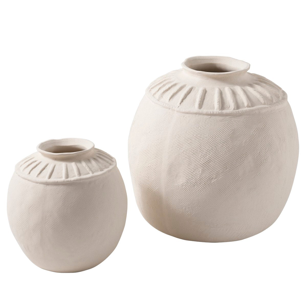 Jade Porcelain Decorative Vase - Medium