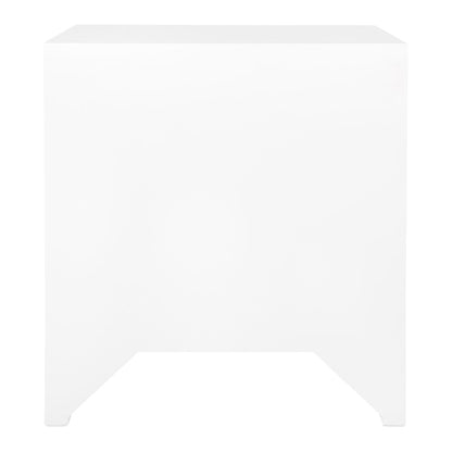 Ariana 67x76cm Bedside Table - White