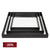 Miles Mirrored Tray Set of 3 Black