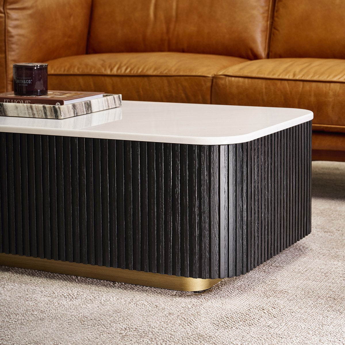 Mason Rectangle Coffee Table - Black – view 8