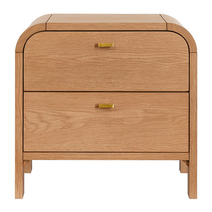 Chisholm 60x60cm Bedside Table - Natural Oak