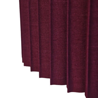 Nina Pleated Drum Shade - Medium Plum