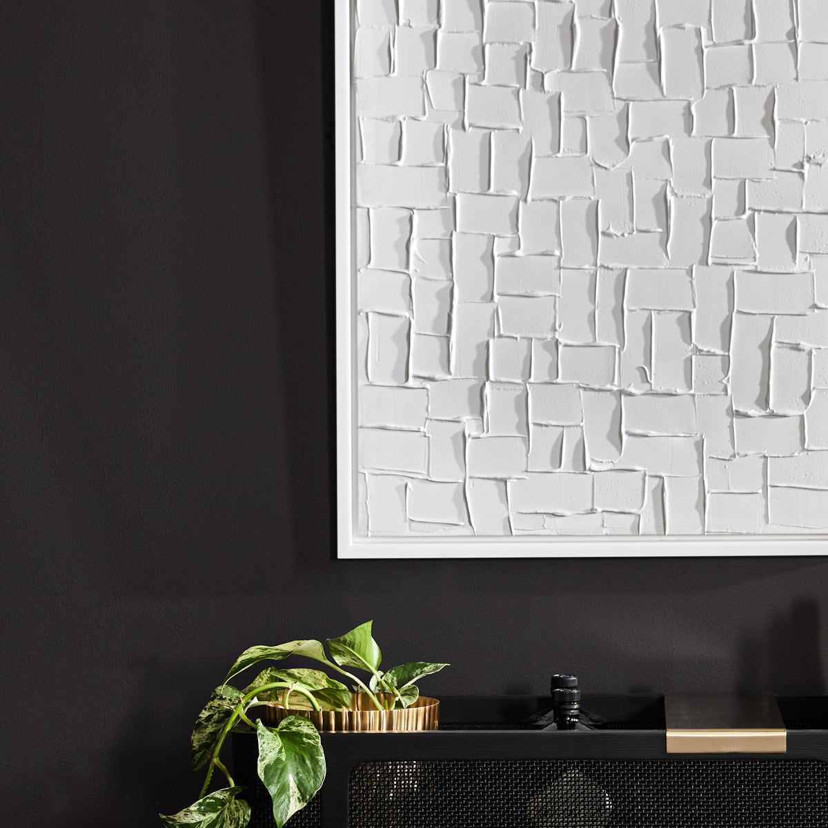 Mosaic Blanco 65x95cm Canvas Painting