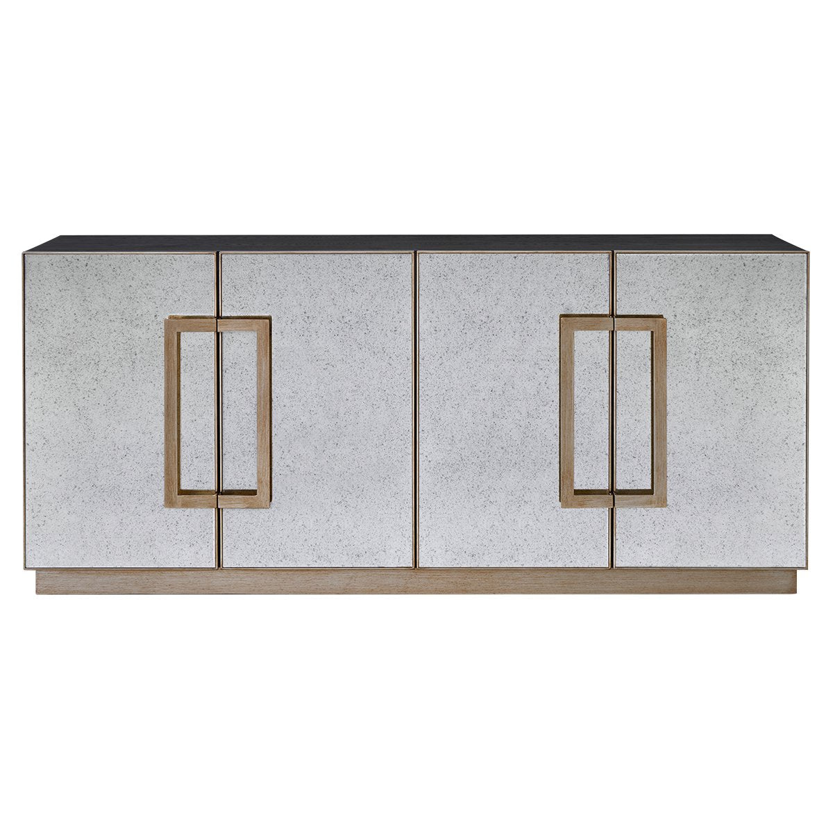 Mira 180cm Mirrored Buffet - Antique Gold