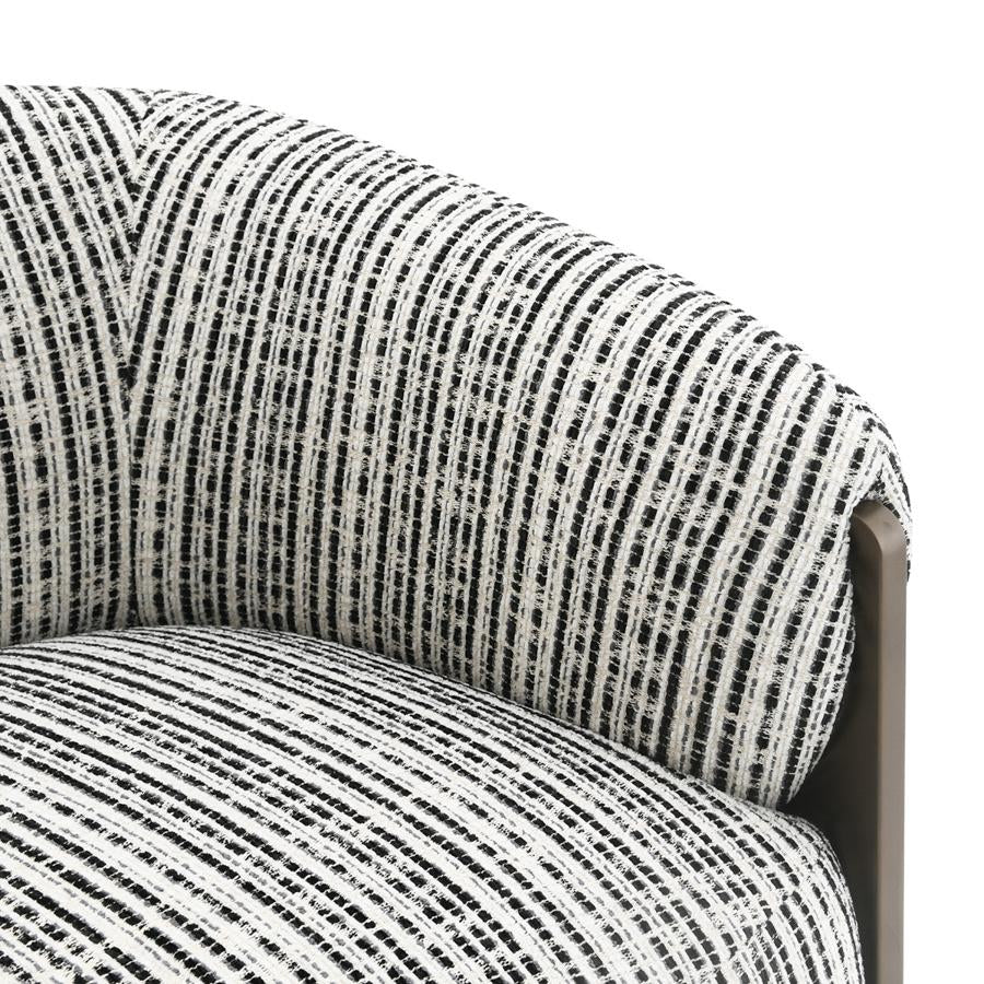 Napa Arm Chair - Black & White