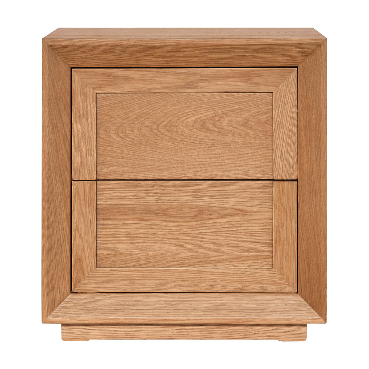 Balmain 60x65cm Tall Bedside Table - Natural Oak - OUTLET NSW