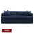 Birkshire 3 Seater Slip Cover Sofa - Navy Linen