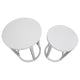 Cadie Nesting Side Tables - White