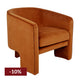 Kylie Arm Chair - Caramel Velvet