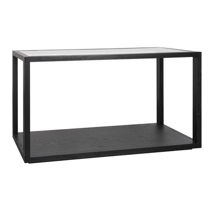 Sadie 140cm Oak Console Table - Black